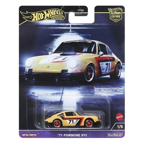 皇域文創小舖現貨 風火輪 Hot wheels 汽車文化 EXOTIC ENVY 71 保時捷 911 HKC80 露天市集 全