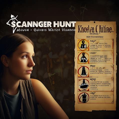 Scavenger Hunt Poster Premium Ai Generated Image