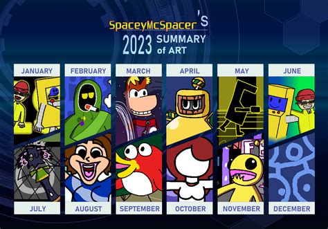 2023 Art Summaryretrospective By Spaceymcspacer On Newgrounds