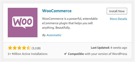 Install Woocommerce Plugin