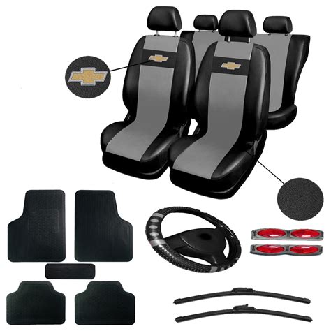 Kit Jogo De Capas Para Banco De Carro Automotivo Tapete Volante