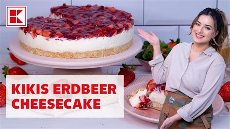 Erdbeerkuchen Einfaches Rezept für No Bake Erdbeer Cheesecake