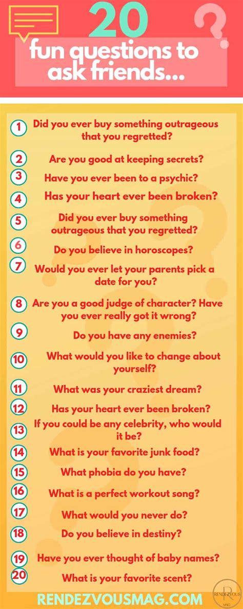 Interesting Questions To Ask Your Friends