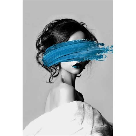 Hot Selling Art Canvas Paintings Of Sexy Lady With Colorful Graffiti Features For Living Room