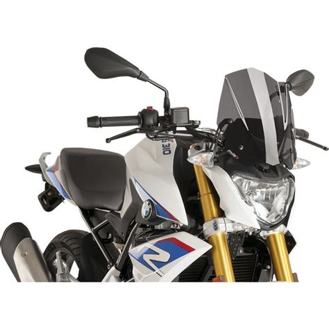 Puig Hi Tech Parts Dark Smoke Naked New Generation Sport Windscreen 8920F Sport Bike