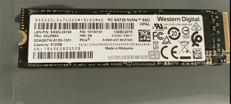 Купить Встроенный жесткий диск Western Digital SN720 (OEM version of WD ...