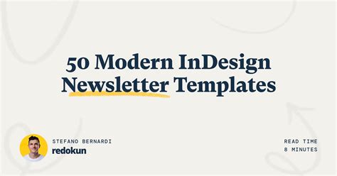 50 Modern Indesign Newsletter Templates Redokun Blog