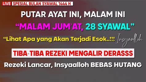 Putar Dzikir Ini Putar X Sebelum Malam Jum At Berkah Zikir