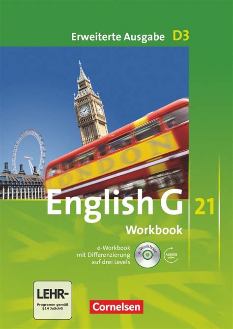 English G Erweiterte Ausgabe D Band Schuljahr Workbook