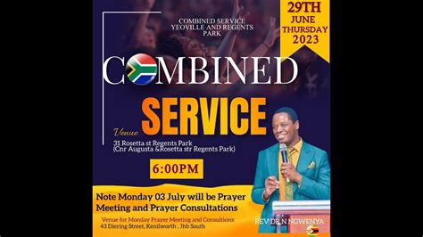 THURSDAY 29 JUNE 2023 SPEAK THE WORD OVER YOUR SITUATION REV DR N