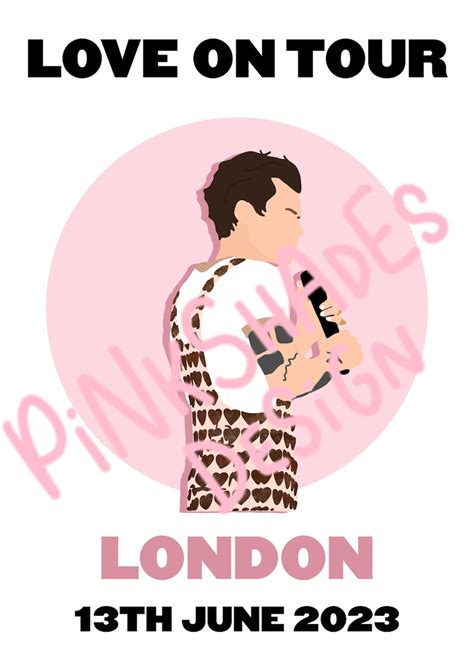 Harry Styles Wembley N1 N2 N3 2023 Posters Etsy