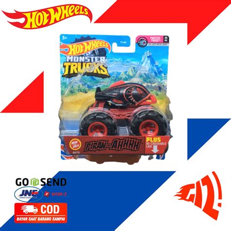 Jual Hot Wheels Monster Trucks Piran Ahhhh Shopee Indonesia