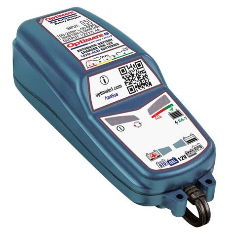 OptiMate 5 Start/Stop, TM221, 6-step 12V 4A sealed charger & maintainer ...