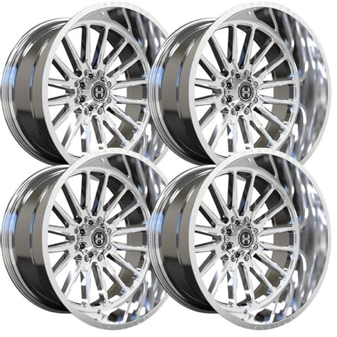 20 Inch 20x10 Hardcore HC24 Chrome Wheel Rim 8x6 5 8x165 1 19 EBay