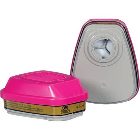 3M Mercury Vapour, Organic Vapour, and Acid Gas Cartridge with P100