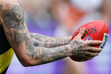 Dustin Martin Tattoos: Truth About His Neck, Hand & Body Tatts | New Idea