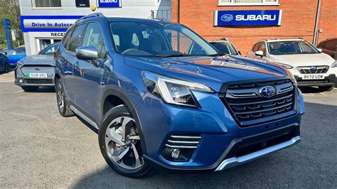 Subaru Forester XE Premium In Horizon Blue Pearl Stock Vehicle