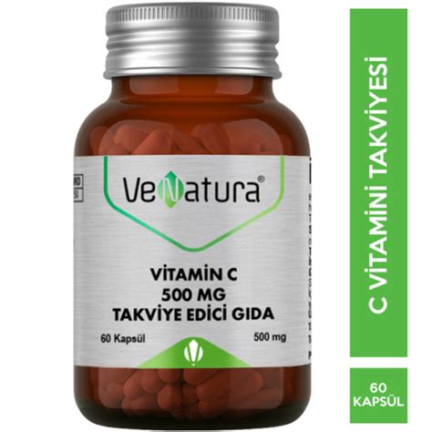Venatura C Vitamini 500 Mg 60 Kapsül Nar Ecza