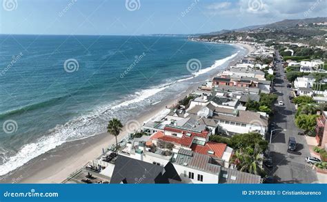 Malibu Beach at Los Angeles in California United States. Stock Video ...