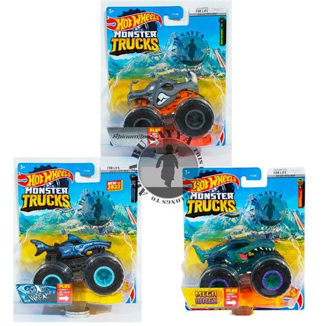 Jual Hot Wheels Monster Trucks Creature Series Hotwheels Truck Original Shopee Indonesia