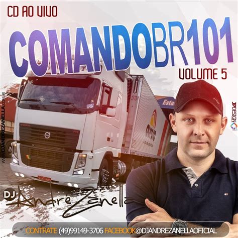 Cd Comando Br Volume Ao Vivo Dj Andre Zanella