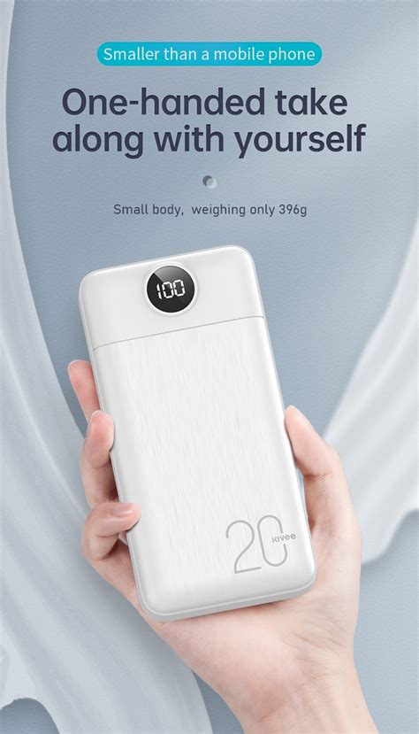 Jual Hot Kivee Powerbank Fast Charging Mini Murah Mah Real Capacity Tipis Ringan Portabel