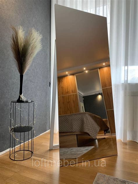 Большое напольное зеркало без рамы в полный рост на ножке: продаж, ціна ...