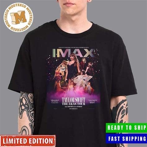 Taylor Swift The Eras Tour Film Poster For Imax Ts For Fan Unisex T