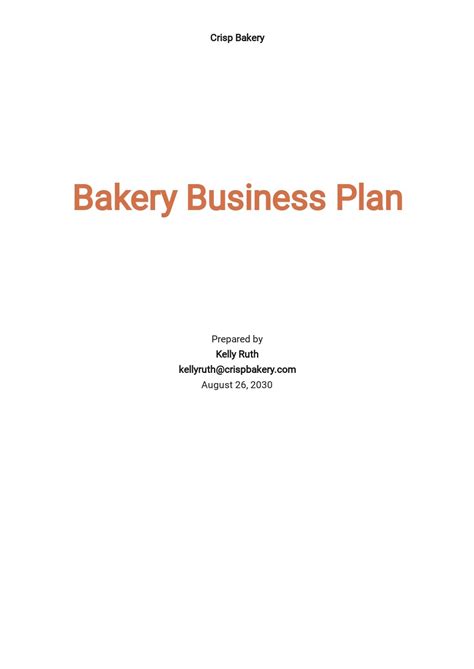 30 Free Bakery Business Plan Templates Edit And Download