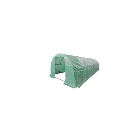 Serre De Jardin Tunnel 24m² Toile En Polyéthylene 140g Tube Diam