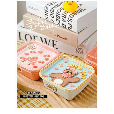 Retro Checkered Bento Cake Tiramisu Container With Lid 10 Pcs Shopee