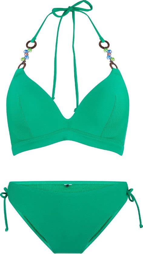 Lingadore Green Paradise Triangel Bikini Set Maat C Groen Bol