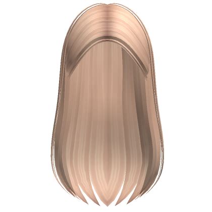 Long Straight Tucked Back Hair Blonde Roblox