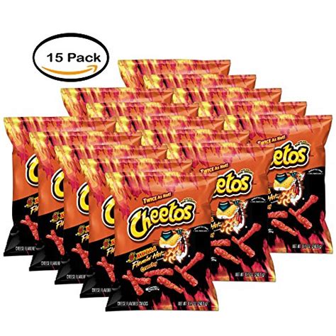 Buy PACK OF Cheetos XXtra Flamin Hot Crunchy Cheese Flavored Snacks Oz Bag Online At