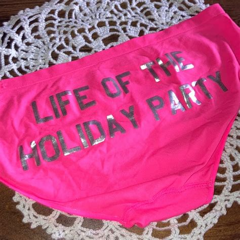 PINK Victoria S Secret Intimates Sleepwear Nwot Pink Bikini Panties Life Of The Holiday