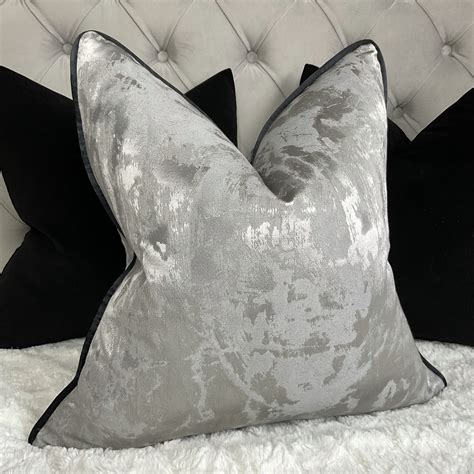 Silver Cushion Covers Atelier Yuwa Ciao Jp