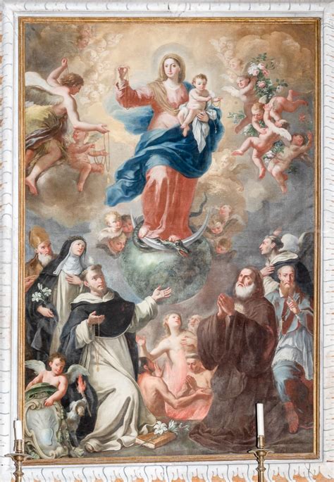 Cacciapuoti Nicola 1748 Madonna Del Rosario A Santi Immagini