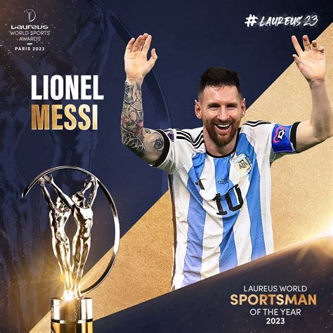 Lionel Messi = Rekor, Terbaru di Laureus Awards 2023