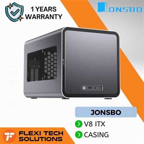 JONSBO V8 ITX Gray Casing PC Casing Desktop Casing – Flexi Tech
