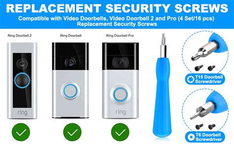 Ring Doorbell Screwdriver Double Ended T6 T15 Screwdriver Replacement