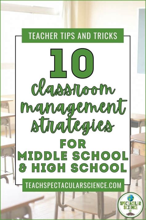 10 Tried And True Classroom Management Strategies For Secondary Teachers