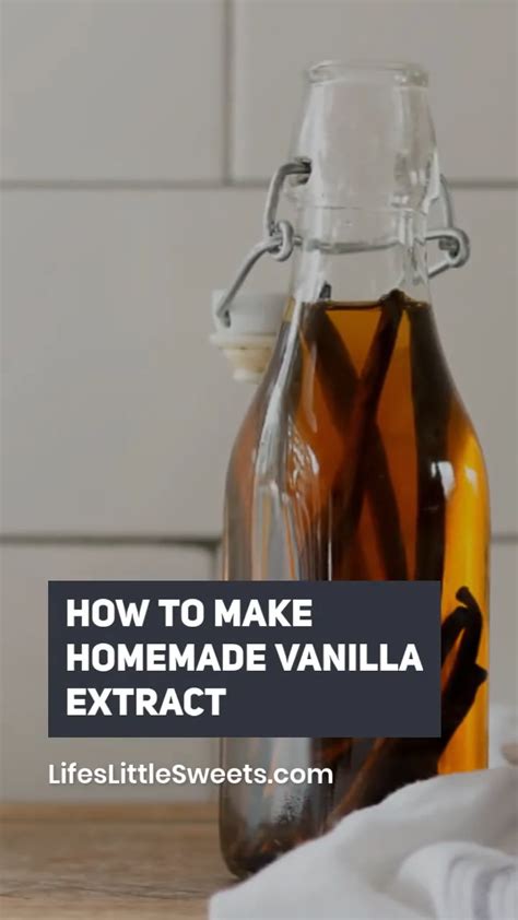 How to make homemade vanilla extract – Artofit
