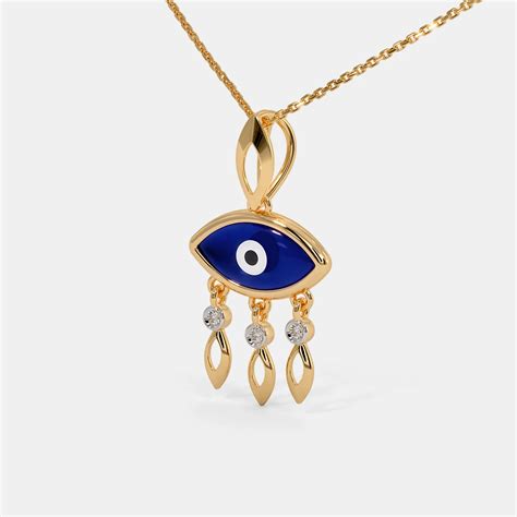 The Yfel Evil Eye Pendant Necklace | BlueStone.com