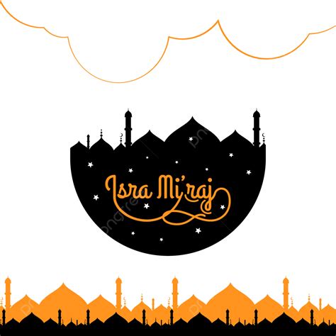 Isra Miraj Muhammad Vector Hd Images Isra Miraj Mosque Illustration