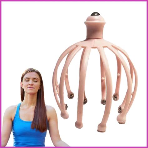 Scalp Massager Manual Head Scratcher Octopus Claw For Deep Relaxation