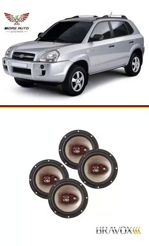 Kit Alto Falante Bravox 6 E 6 Tucson 2004 2020 200w Rms Parcelamento