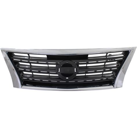 Replacement Nissan Sentra Grille Assembly Chrome Shell With