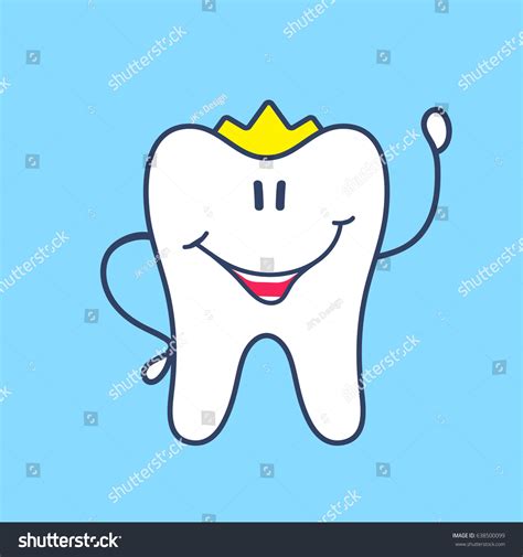 funny tooth smiles stock vector royalty   shutterstock