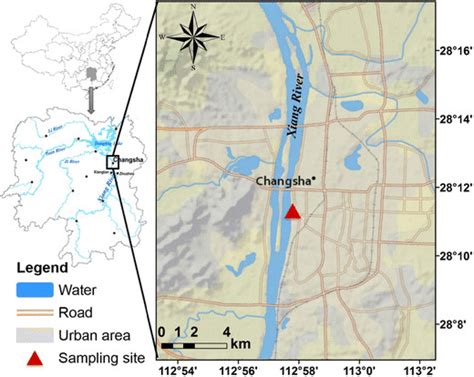 Map of sampling site in Changsha city | Download Scientific Diagram