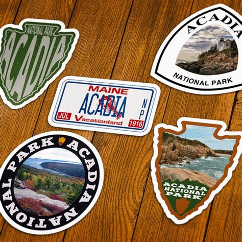 Acadia National Park Vinyl Sticker Choose Decal Or Get Etsy